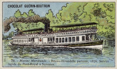 Parisian Bateau-Hirondelle by French School