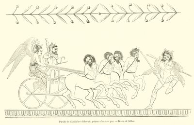 Parody of the Apotheosis of Hercules (engraving) by French School