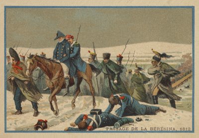Passage of the Berezina, 1812 by French School
