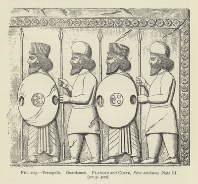 Persepolis, Guardsmen by French School