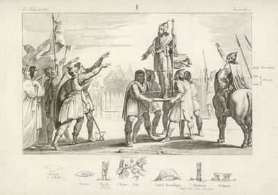 Pharamond, King of the Franks by French School