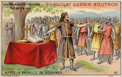 Philip Augustus, King of France, after the Battle of Bouvines by French School