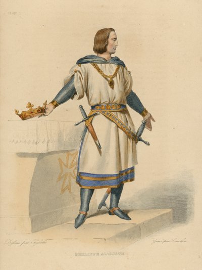 Philip Augustus by French School