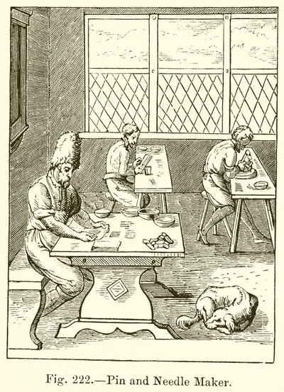 Pin and Needle Maker by French School