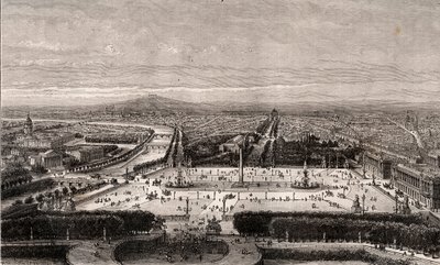 Place de la Concorde in Paris by French School