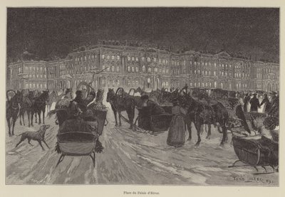 Winter Palace Square by French School