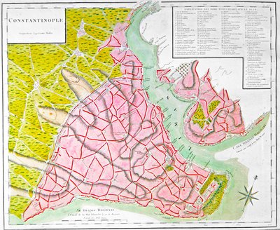 Plan of Constantinople by French School