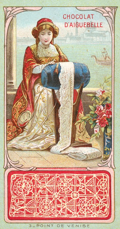 Point de Venise lace by French School