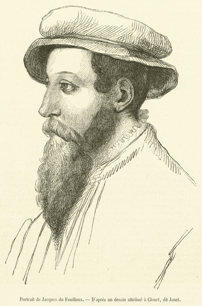 Portrait of Jacques du Fouilloux by French School