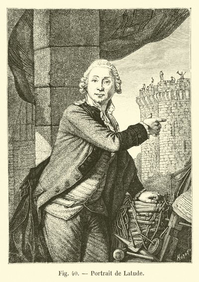 Portrait of Latude by French School