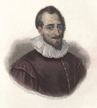 Portrait of Adam de Craponne (1527-1576), French mathematician and engineer. In 
