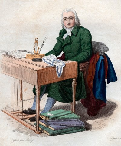 Portrait of Andre Ernest Modeste Gretry, French composer by French School
