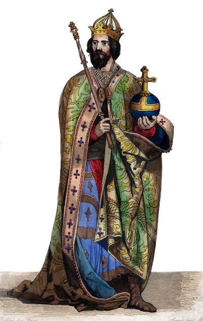 Portrait of Charlemagne by French School