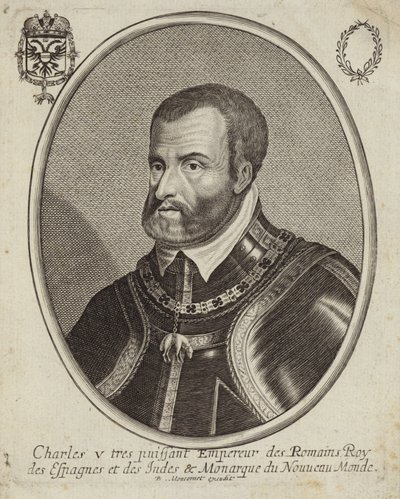 Portrait of Charles V, Holy Roman Emperor by French School