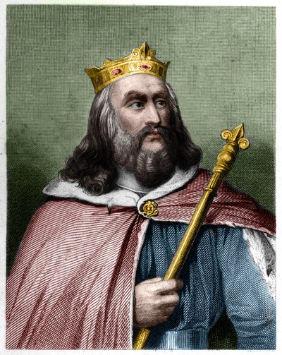 Portrait of Clotaire II, King of Neustria and King of the Francs - in 