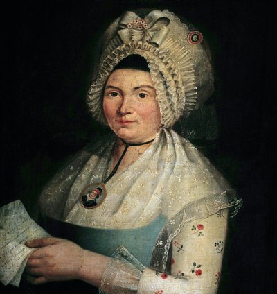 Portrait of Eleonore Duplay, Engaged by Maximilian Robespierre (Painting of the French School of the 18th Century) by French School