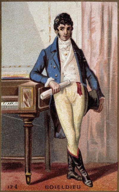 Portrait of François Adrien Boieldieu (1775-1834), French composer by French School
