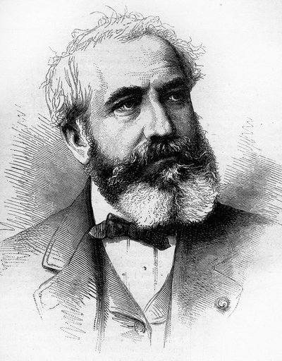 Portrait of Gabriel Jean Antoine Davioud, French architect by French School