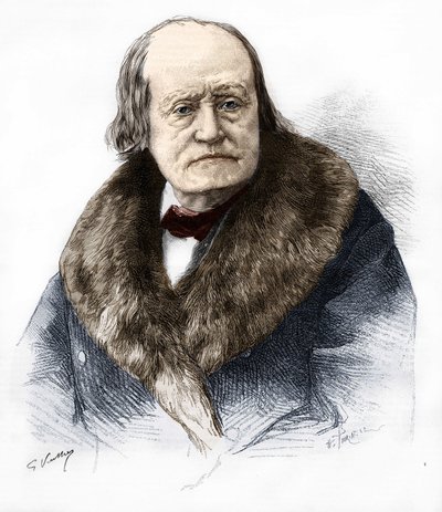 Portrait of Henri Milne Edwards, French naturalist (1800-1885) by French School