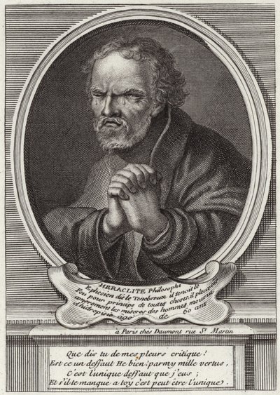 Portrait of Heraclitus of Ephesus by French School