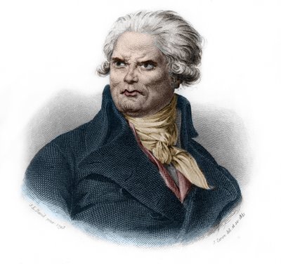 Portrait of Honore Gabriel Riqueti, Count of Mirabeau (1749-1791), French politician and revolutionary. in 