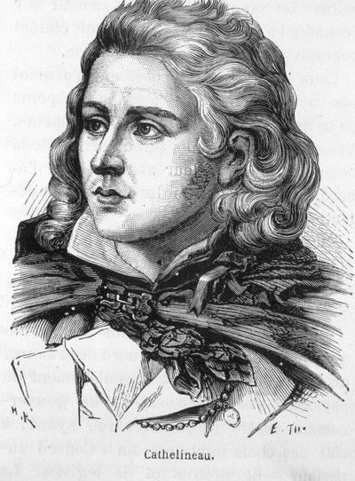 Portrait of Jacques Cathelineau (1759 - 1793), Vendée chef - in L
