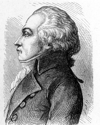 Portrait of Jacques Constantin Perier (1742 - 1818) - in Album of Science; Illustrious Scholars; Great Discoveries 1896 by French School