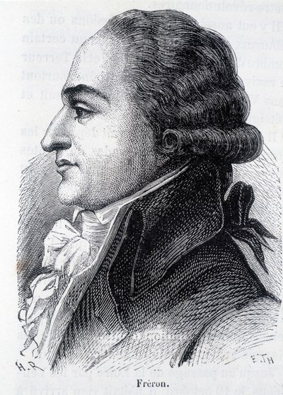 Portrait of Louis Marie Stanislas Freron (1754-1802), French publicist - in L