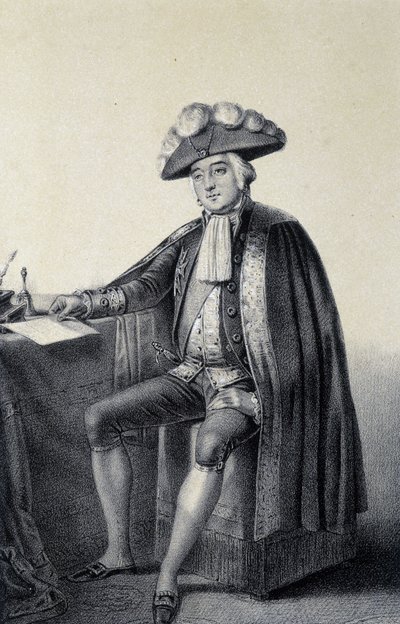 Portrait of Louis Philippe II Joseph, Duke of Orleans and Chartres, known as Philippe Egalite by French School