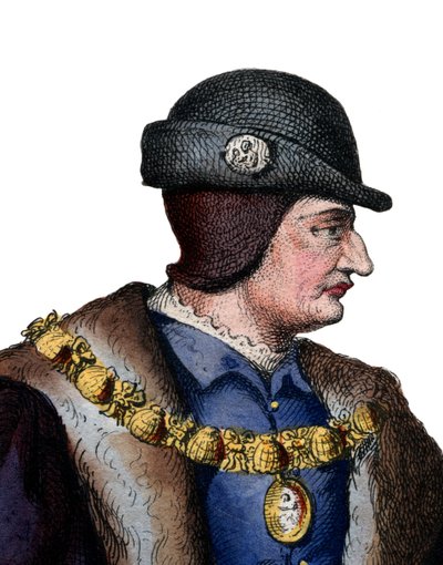 Portrait of Louis XI of France by French School