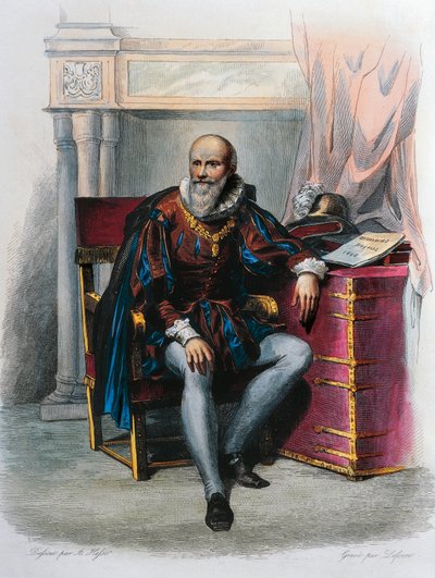 Portrait of Maximilien De Bethune, Duke of Sully by French School