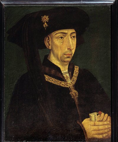 Portrait of Philip III of Burgundy Called Philip the Good by French School