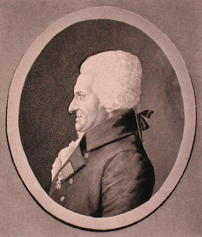 Portrait of Pierre-Alexandre Monsigny (1729-1817) engraved by Edme Quenedey (1756-1830) by French School