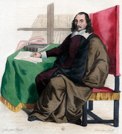 Portrait of Pierre Corneille (1606-1684), French playwright by French School