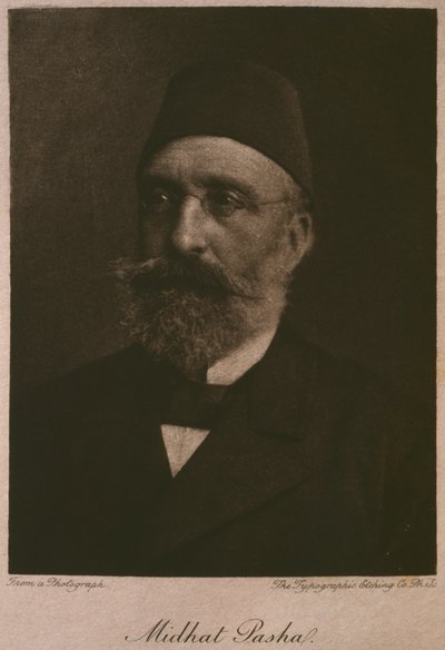 Portrait of the Khedive Tawfik, from LEgypte by Georg Moritz Ebers, 1881 by French School