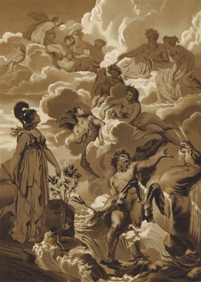 Poseidon and Athena Disputing the Right to Name Athens by French School