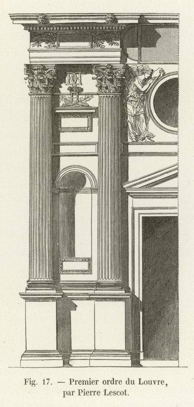 First order of the Louvre, by Pierre Lescot by French School
