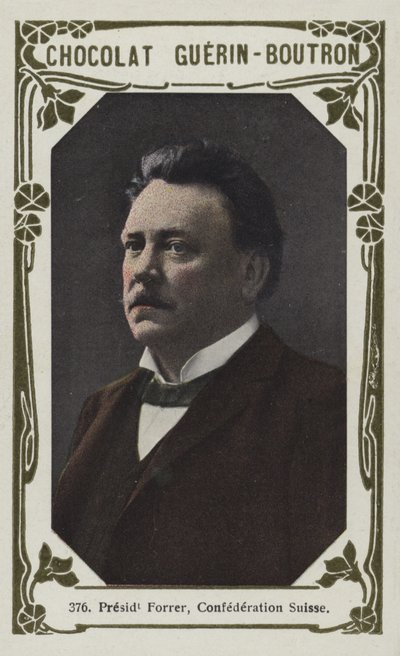 President Forrer, Swiss Confederation by French School