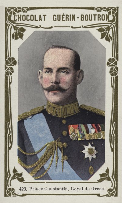 Prince Constantine, Royal of Greece by French School