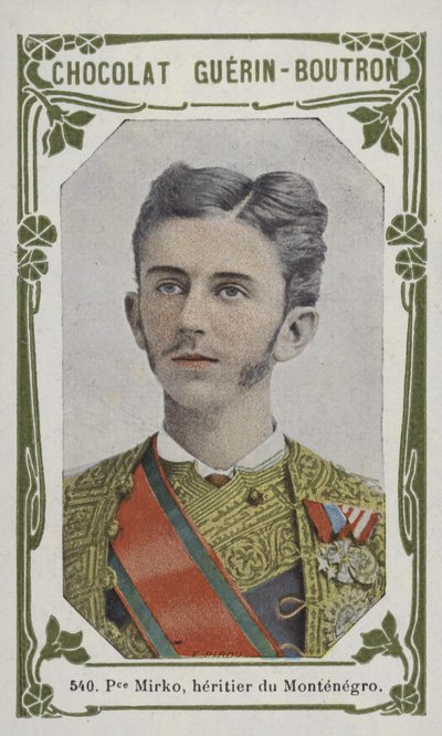 Prince Mirko, Heir of Montenegro by French School