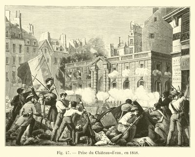 Capture of the Water Tower, in 1848 by French School