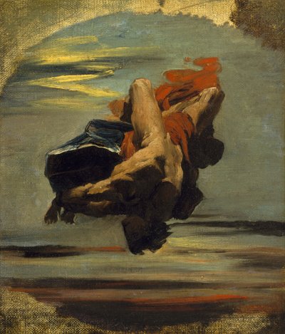 Prometheus Falling from the Rock by French School