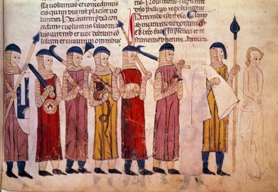 Punishment of the Guilty. Miniature from the Manuscript 