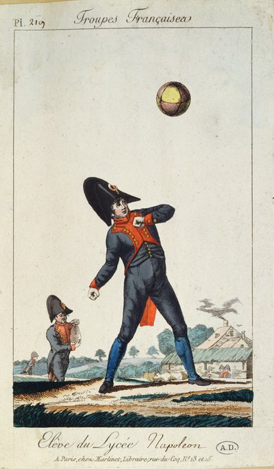 Pupil from the Lycee Napoleon from Troupes Francaises by French School