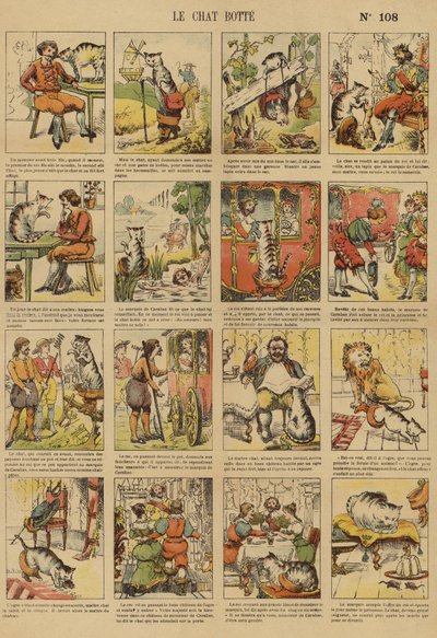 Puss in Boots by French School