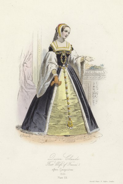 Queen Claude, first wife of Francis I of France by French School