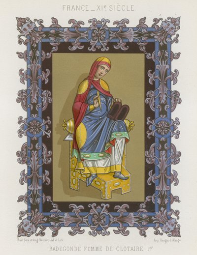 Radegund, Wife of Chlothar I by French School