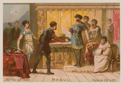 Raoul, King of France (c. 890-936) by French School