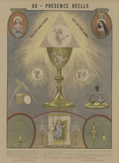 Real Presence of Christ in the Eucharist by French School