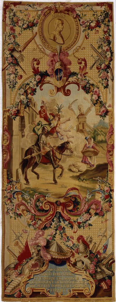 Regence Gobelins tapestry with the story of Don Quixote by French School